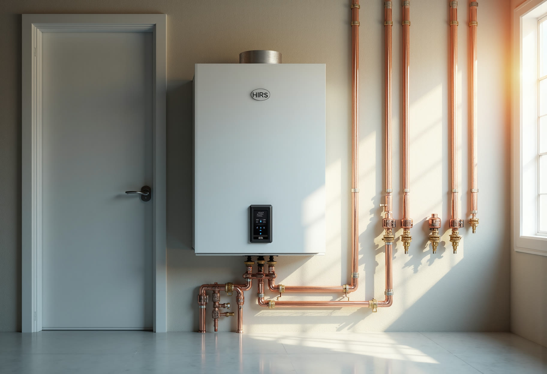 New tankless water heater