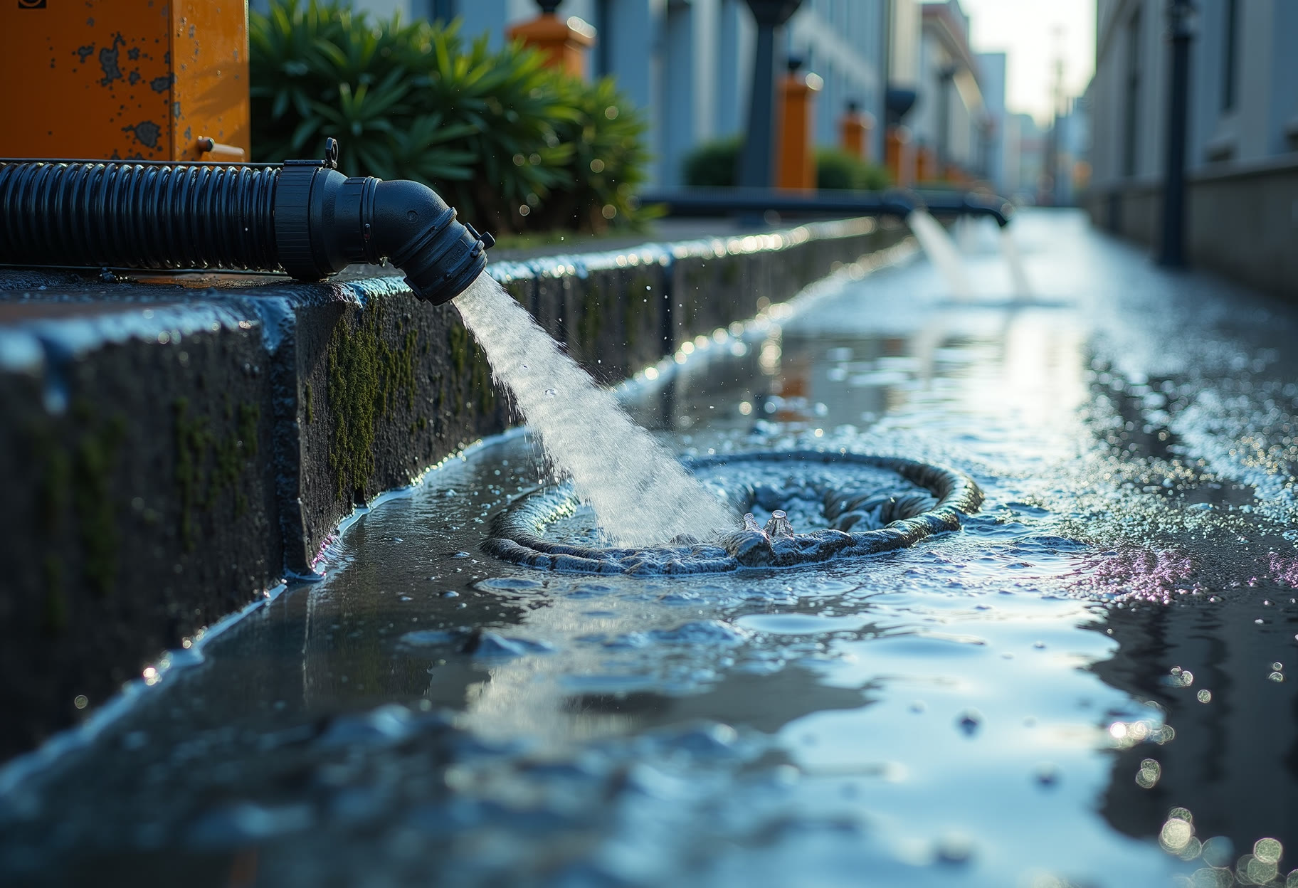 Drain line jetting